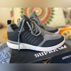 Supra Method Dark Grey/White Mens Size 9.5
